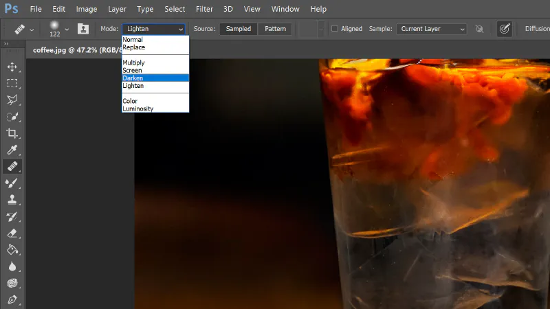 복구 어둡게 도구